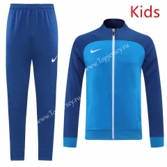 Nike Blue Thailand Soccer Jacket Uniform-LH