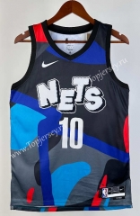 2023-2024 City Edition  Brooklyn Nets Black&Gray #10 NBA Jersey-311
