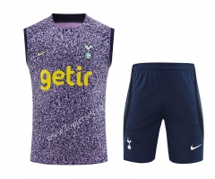 2023-2024 Tottenham Hotspur Purple Thailand Soccer Vest Uniform-418