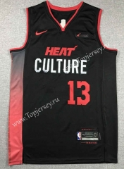 2024 City Edition Miami Heat Black #13 NBA Jersey-311