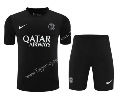 2023-2024 Paris Black Thailand Soccer Uniform-418