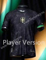 Player Version 2023-2024 Special Version Brazil Black Thailand Soccer Jersey AAA-888