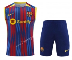 2023-2024 Barcelona Red&Blue Thailand Soccer Vest Uniform-418