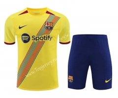 2023-2024 Barcelona Yellow Thailand Soccer Uniform-418