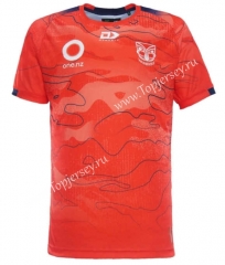 2023 New Zealand Warriors Red Thailand Rugby Jersey