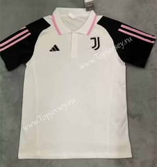 2023-2024 Juventus White Thailand Polo Shirt-0009