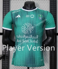 With Patch Player Version 2023-2024 Al Ahli Saudi Green Thailand Soccer Jersey AAA-888