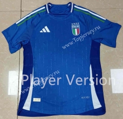 Player Version 2024-2025 Italy Home Blue Thailand Soccer Jersey AAA-888