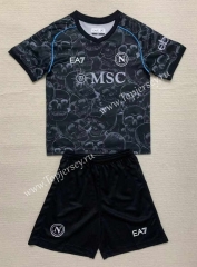 Halloween Version 2023-2024 Napoli Black Soccer Uniform-AY