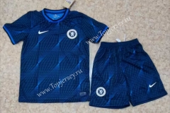 2023-2024 Chelsea Away Royal Blue Soccer Uniform-718