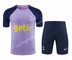 2023-2024 Tottenham Hotspur Light Purple Thailand Soccer Uniform-418