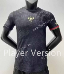 Player Version 2023-2024 Joint Version Portugal Black Thailand Soccer Jersey AAA-7959