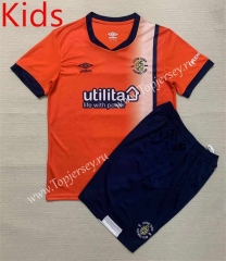 2023-2024 Luton Town Home Orange Kids/Youth Soccer Uniform-AY