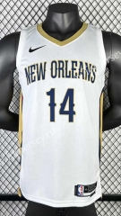 2023 New Orleans Pelicans White #14 NBA Jersey-311