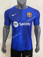 2023-2024 Barcelona Blue Thailand Training Soccer Jersey AAA-416