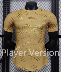 Player Version 2023-2024 Special Version Real Madrid Gold Thailand Soccer Jersey AAA-888