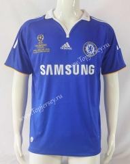 Retro Version 07-08 Champions Version Chelsea Home Blue Thailand Soccer Jersey AAA-503