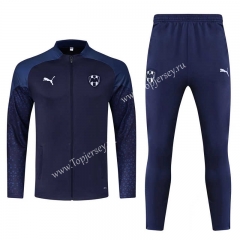 2023-2024 Monterrey Royal Blue Thailand Soccer Jacket Uniform-HR