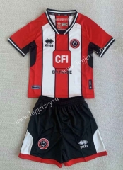 2023-2024 Sheffield United Home Red&White Soccer Uniform-AY