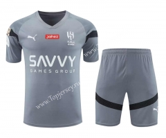 2023-2024 Al Hilal SFC Light Gray Thailand Soccer Uniform-418