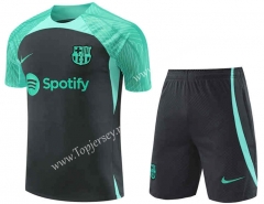 2023-2024 Barcelona Black Thailand Soccer Uniform-418