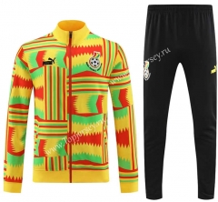 2023-2024 Ghana Yellow Thailand Soccer Jacket Uniform-4627