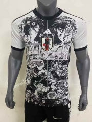 2023-2024 Anime Version Japan Black&White Thailand Soccer Jersey AAA-416