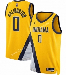 2024 Jordan Limited Version Indiana Pacers Yellow #0 NBA Jersey-311