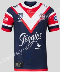 2024 Australia Roosters Home Royal Blue Thailand Rugby Shirt