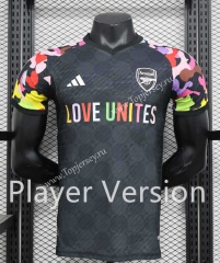 Player Version 2023-2024 Special Version Arsenal Black Thailand Training Soccer Jersey AAA-888