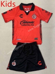 2023-2024 Club Tijuana Home Red Kids/Youth Soccer Uniform-AY
