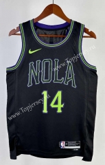 2024 City Edition New Orleans Pelicans Black #14 NBA Jersey-311