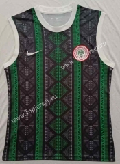 2023-2024 Special Version Nigeria Black&Green Thailand Soccer Jersey Vest