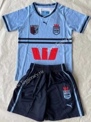 2023 Holden Blue Blue Kid/Youth Rugby Uniform