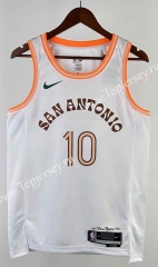 2024 City Edition San Antonio Spurs White #10 NBA Jersey-311
