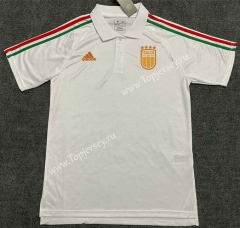 2023-2024 Italy White Thailand Polo Shirt