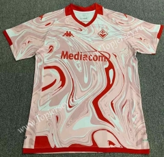 2023-2024 Fiorentina 3rd Away White&Pink Thailand Soccer Jersey AAA-512