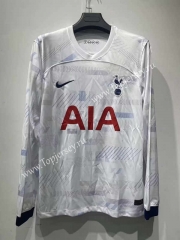 2023-2024 Tottenham Hotspur Home White LS Thailand Soccer Jersey AAA-422