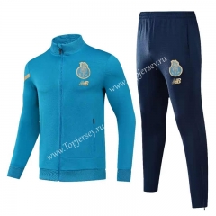 2023-2024 Porto Blue Thailand Soccer Jacket Uniform -HR