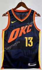 2024 City Edition Oklahoma City Thunder Royal Blue #13 NBA Jersey-311