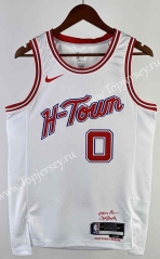 2024 City Edition Houston Rockets White #0 NBA Jersey-311
