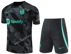 2023-2024 Barcelona Black&Gray Thailand Soccer Uniform-418