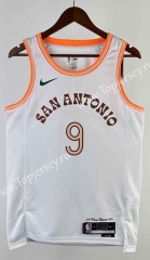 2024 City Edition San Antonio Spurs White #9 NBA Jersey-311