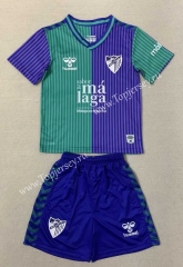 2023-2024 Málaga CF Away Blue&Green Soccer Unifrom-AY