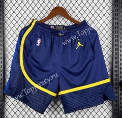 2023 Jordan Version Golden State Warriors Blue NBA Shorts-311