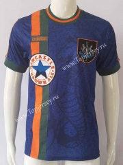 Retro Version 97-98 Newcastle United Away Royal Blue Thailand Soccer Jersey AAA-503