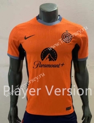 Player Version 2023-2024 Inter Milan 2nd Away Orange Thailand Soccer Jersey AAA-518