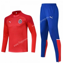 2023-2024 Deportivo Guadalajara Red Thailand Soccer Tracksuit HR