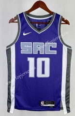 2024 Sacramento Kings Away Purple #10 NBA Jersey-311