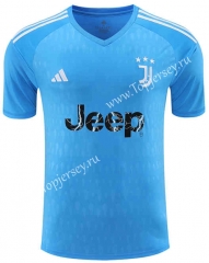 2023-2024 Juventus Goalkeeper Blue Thailand Soccer Jersey-418